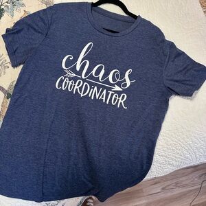 Blue 'Chaos Coordinator' T-Shirt